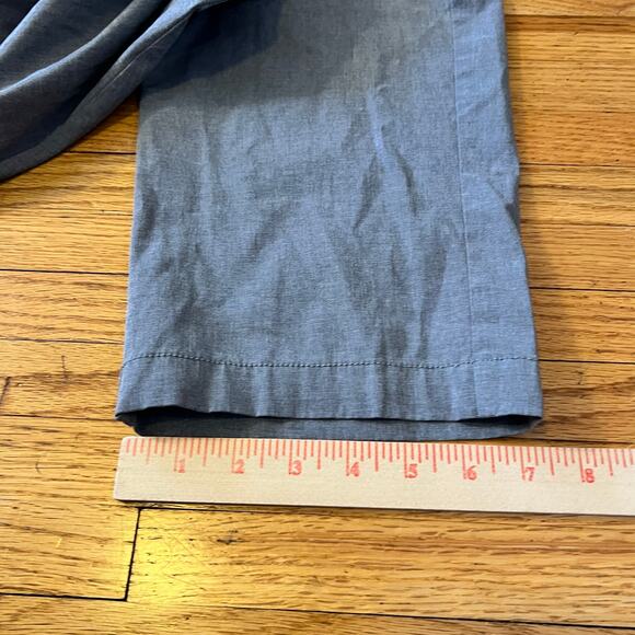 LinkSoul Pants Mens 36 Gray Chino Straight Leg Ankle Flat Front Golf - Picture 10 of 10